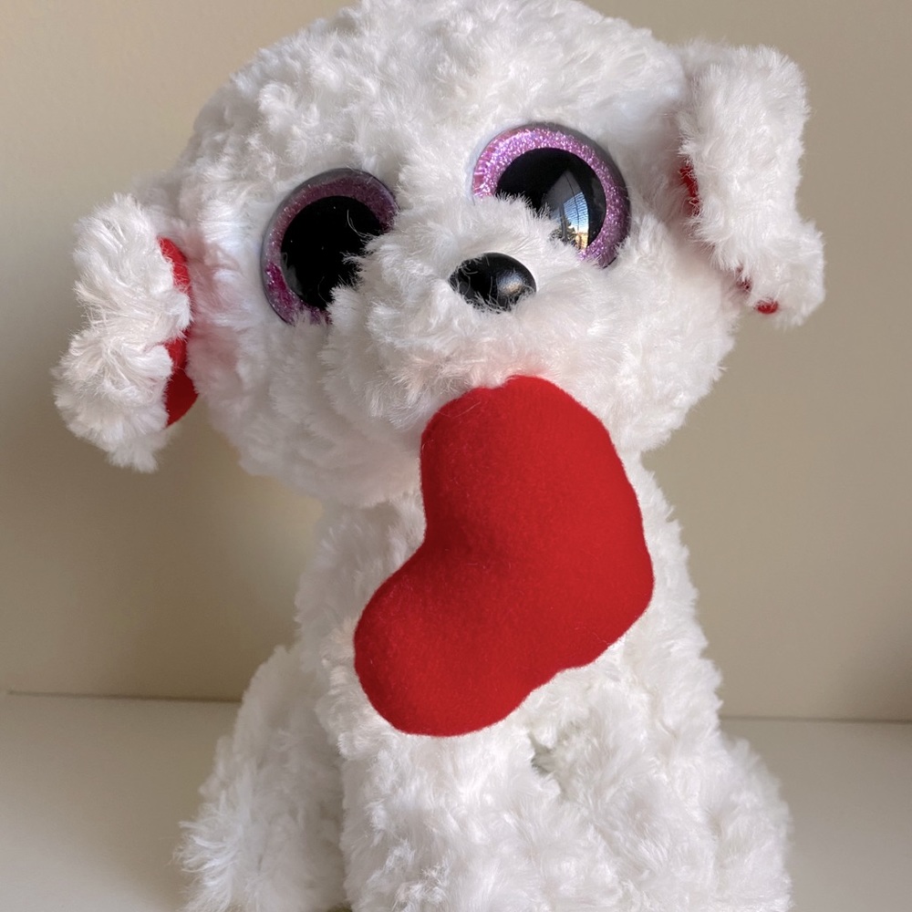 Valentines puppy plushie 🐶❤️